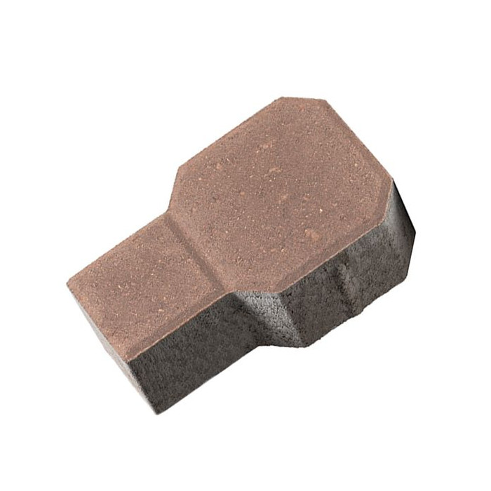 Тротуарная плитка 342 механический завод Ракетка 80 мм Коричневый