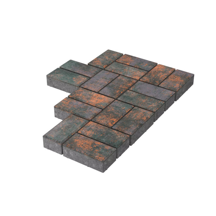 Брусчатка Stellard 200x100x80 мм Браун