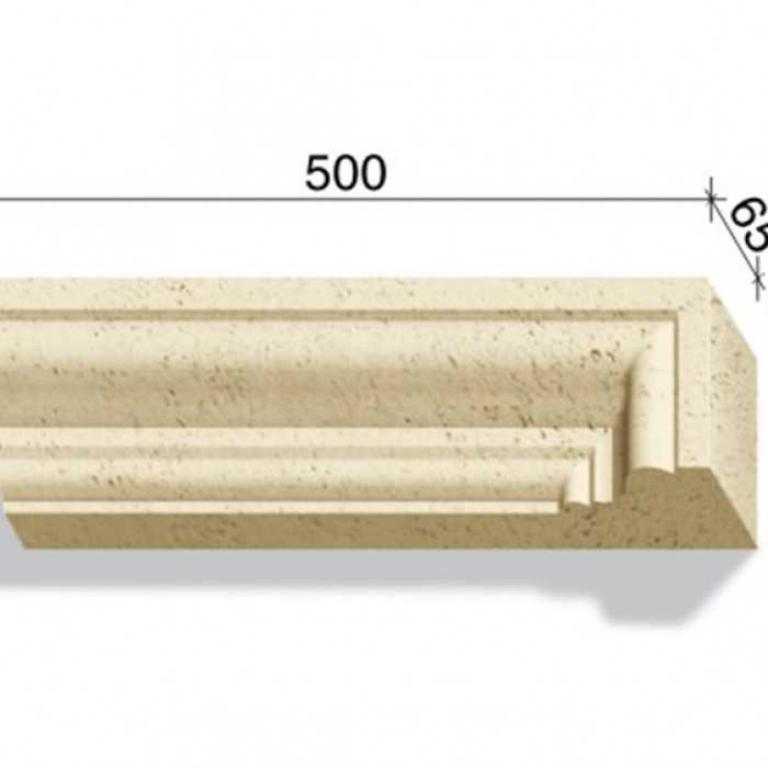 Угловой элемент для наличников и карнизов White Hills Тиволи 722-12, 500*65*130