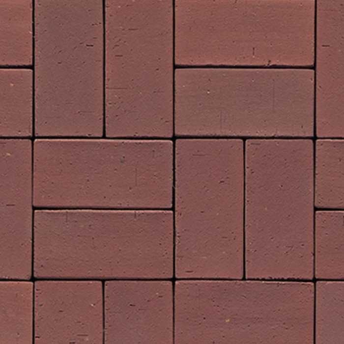 Клинкерная брусчатка Westerwaelder Klinker Nr 03 Naturrot PK 52, 200x100x52 мм