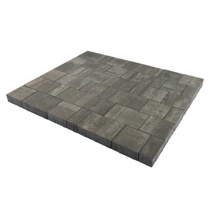 Плитка тротуарная BRAER Старый город Ландxаус Color Mix Вечер, толщина 80 мм